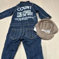 いつも元気です帽子 BREEZE つなぎ デニム80