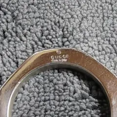 GUCCI グッチ オクタゴン シルバーリング 925 18号 ヴィンテージ