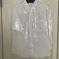 COMME CA ISM 半袖シャツ S ホワイト