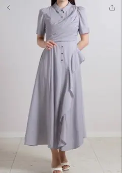 herlipto Striped Asymmetrical ShirtDress - メルカリ
