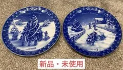 KFC クリスマスプレート【1997.1998】 スタンド＆箱付【新品・未使用】