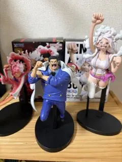 ワンピース フィギュア ニカルフィ、ニカボニー、ガープ