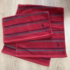 新品ラルフローレン フェイスタオル2枚　RalphLaurenPOLO