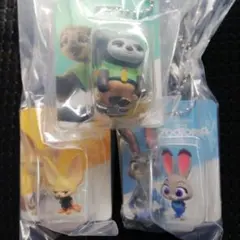 ズートピア　ブリスターチャームコレクション　３つセット