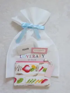 LOVERARY by FEILER フルーツ柄ポーチ