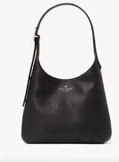 新品未使用kate spade 黒 レザー ショルダーバッグ