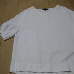 COMME CA ISM ホワイト Vネック 半袖 9