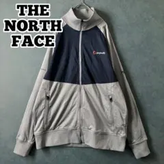 【★ノースフェイス×激安出品】L 刺繍 トラックジャケット リブジャージ 古着