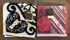 LANVIN & ANNA SUI タオルハンカチ 2枚セット
