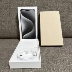 iPhone 15ProMax 1TB ホワイトチタニウム、SIMフリーモデル