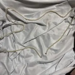 ホワイトパールネックレス 約80cm