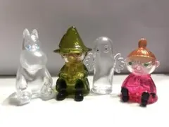 ムーミンクリアソフビフィギュア 4体セット