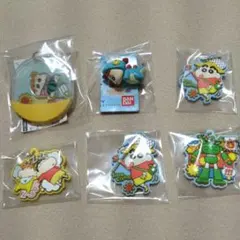 クレヨンしんちゃん　キーホルダーなど　カプセルトイ　6個セット　ひまわり　ネネ