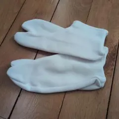 ホワイト足袋型ソックス　たび　15cm