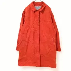 アースミュージックアンドエコロジー　赤　トレンチコート 長袖　F　シンプル