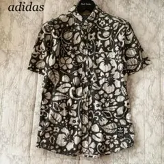adidas アディダス　シャツ　アロハシャツ　かりゆしウェア　ボタニカルのサムネイル
