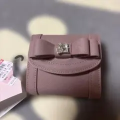 しまむら ★mir..×Coco ★リボン付き三つ折り財布★ミルキーピンクのサムネイル