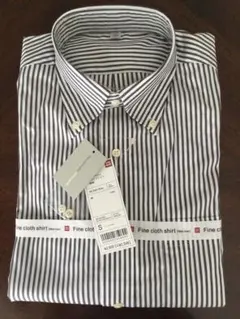 UNIQLO ユニクロ　長袖シャツ　ストライプ　ノーアイロン