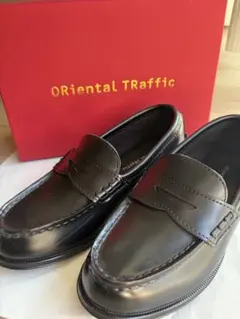 ORiental Traffic ブラック ローファー 24㎝　防水