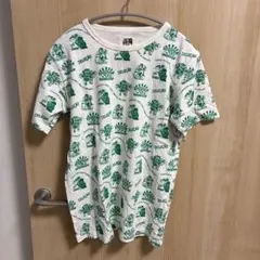 古着 半袖 Tシャツ ディズニー グーフィー 緑 ゆるだぼ 3L 夢の国謹製 