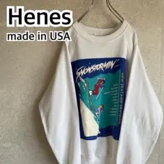 ヴィンテージ ヘインズ ニュージーランド スキー場 スウェット USA製