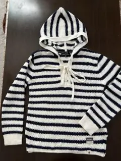 RESTORYTION RES 編み上げボーダー柄