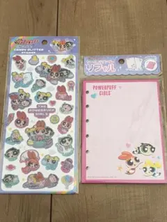 パワーパフガールズ グリッターステッカー　シール帳