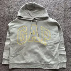 GAP 裏起毛パーカー XL エメラルドグリーン 派手 厚手
