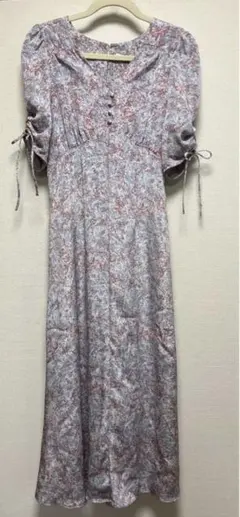 SNIDEL バリエーションマーメイドプリントワンピース