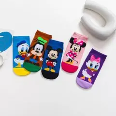 ミッキー、DISNEY 靴下 5足セット