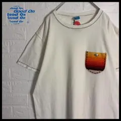 Good On×Mucho Bueno USA製 コンチョ ポケットTシャツ Lのサムネイル