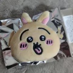 ちいかわ なかよしおかおぬいぐるみバッジ いろんなおかお ノベルティ うさぎ
