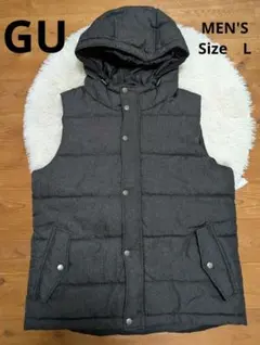 GU　ジーユー　中綿フードベスト