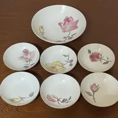 NARUMI ナルミ 鳴海製陶 レトロ大皿 1枚 中皿 6枚のサムネイル