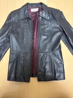 GERARD DAREL ブラックレザーコート