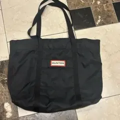HUNTER 黒 トートバッグ