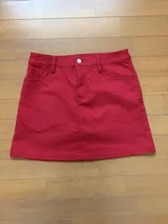 Jack Bunny!! ゴルフスカート レッド サイズ1