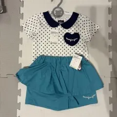 ムージョンジョン Tシャツとストレッチダンプフリル3分丈ショートパンツのサムネイル