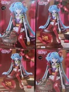 初音ミク ぬーどるストッパーフィギュア Flower Fairy 椿 4個セット