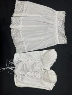 mirrormirrorブライダルインナー マタニティ ビスチェ&フレアパンツ