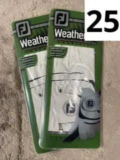 【新品未使用】ゴルフグローブ白25×2枚