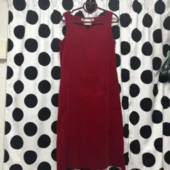 COMME des GARCONS 赤 ノースリーブミニワンピースのサムネイル