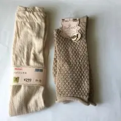 ハイソックス くしゅっとソックス
