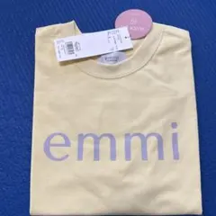 zzz様専用emmi ロゴTシャツ イエロー Fサイズ 新品のサムネイル