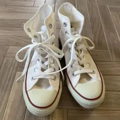 コンバース オールスター 白 ハイカット 23.5cm