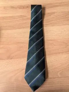 EAST BOY ダークグリーン ストライプ ネクタイ