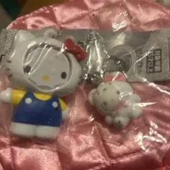 匿名配送　めじるし　ふわふわスノー　フォトフレームマスコット　キティ　ガチャ