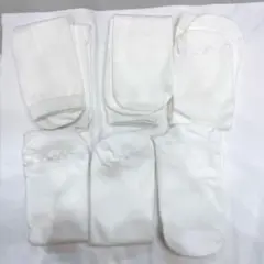 美品✨靴下セット　ソックス 綿 6足組 ホワイト　【24.0〜28.0】