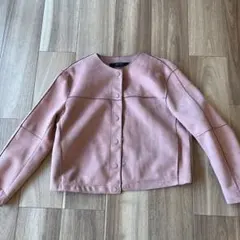 ZARA ノーカラージャケット