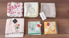 ブランドハンカチ 6枚セット 新品未使用 まとめ売り レディース